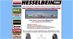 Desktop Screenshot of hesselbeintirelubbock.com